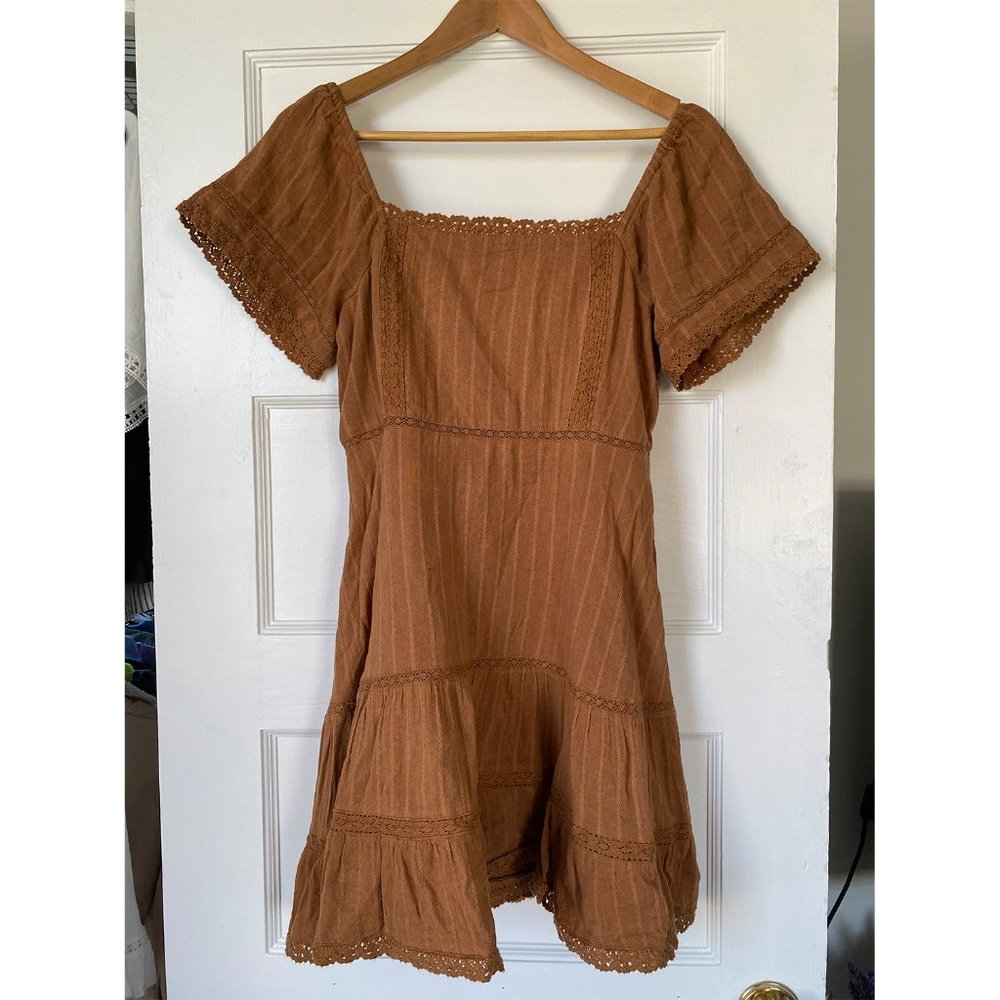 American Eagle Boho Linen Dress